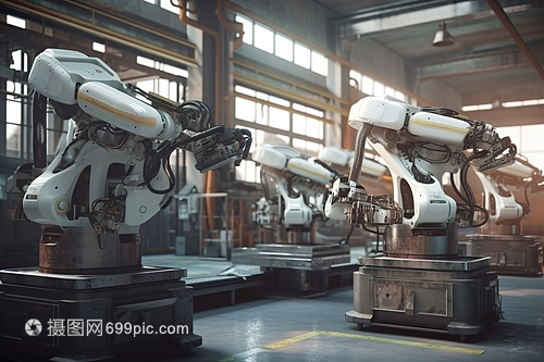 科技機(jī)械臂數(shù)字藝術(shù)